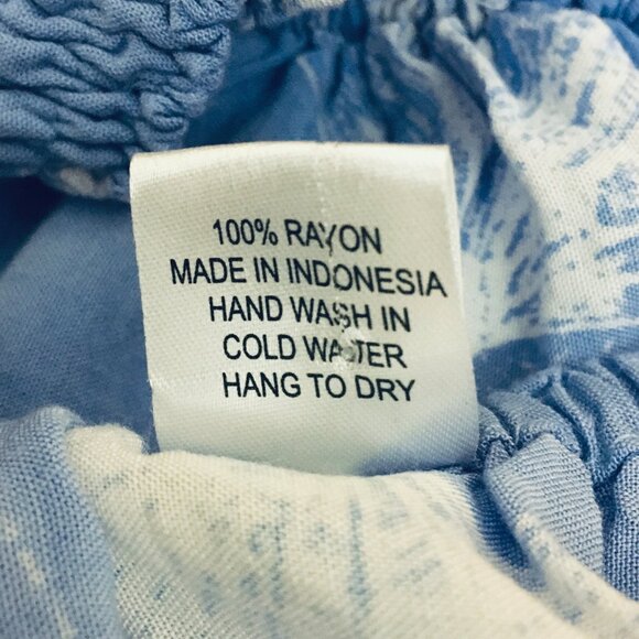 Silverwood Qualicum Beach Ruched Sky Blue Boho Top - Picture 9 of 15